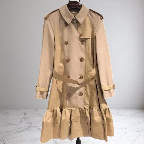 NWT BURBERRY Clayhall cotton gabardine trench coat - Picture 2 of 6